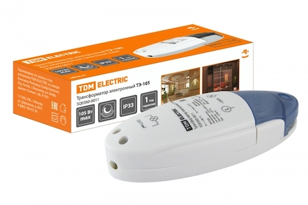TDM ELECTRIC SQ0360-0011 Трансформатор электронный ТЭ-105 220В/12В 35-105Вт TDM